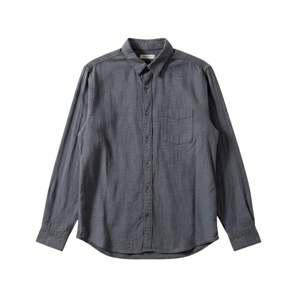 Urban Pipeline Mens XXL Charcoal Gray Long Sleeve Cotton Button Down Shirt